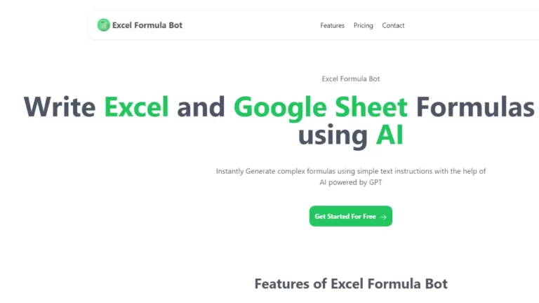 Excel Formula Bot