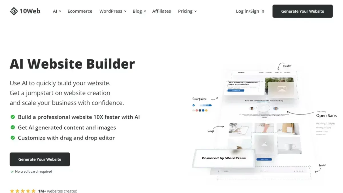 10Web AI Website Builder