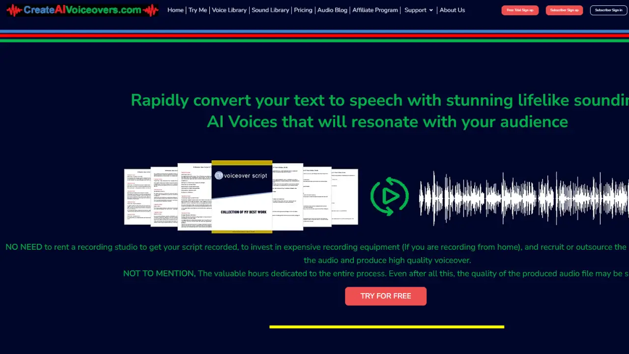 Createaivoiceovers AI