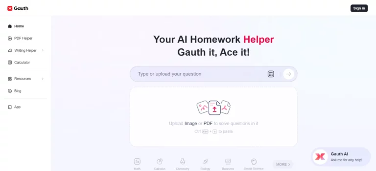 Gauthmath AI